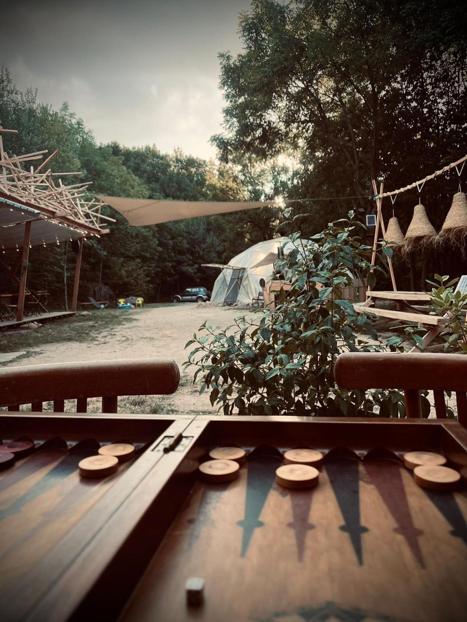 Le Travers Ajoux - Camping Gite Evenement Bagian luar foto