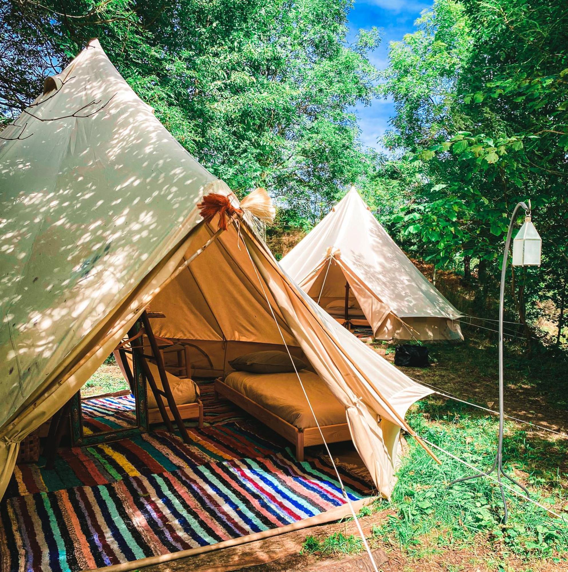 Le Travers Ajoux - Camping Gite Evenement Bagian luar foto